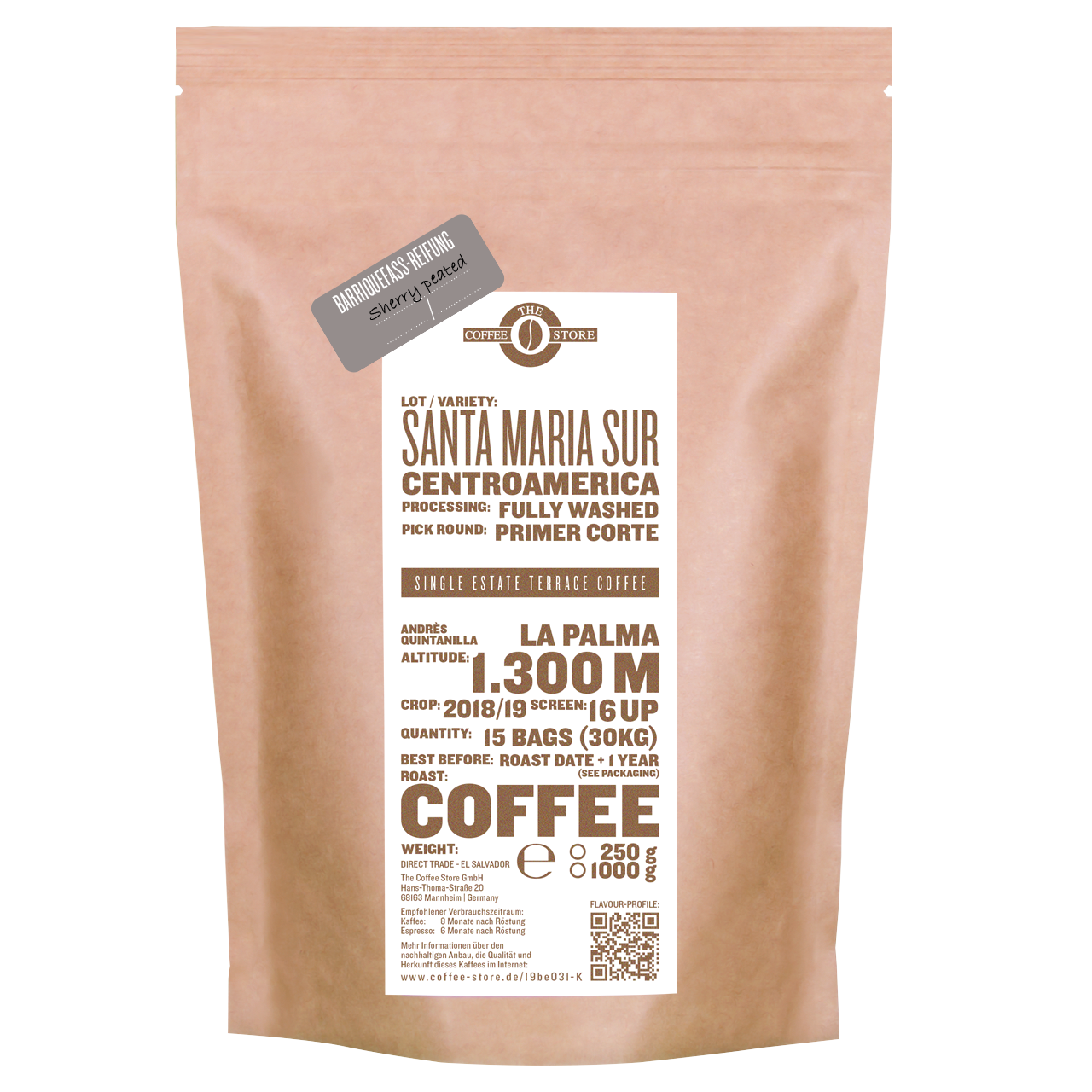 Santa Maria Sur, Centroamerica "Sherry Peated"